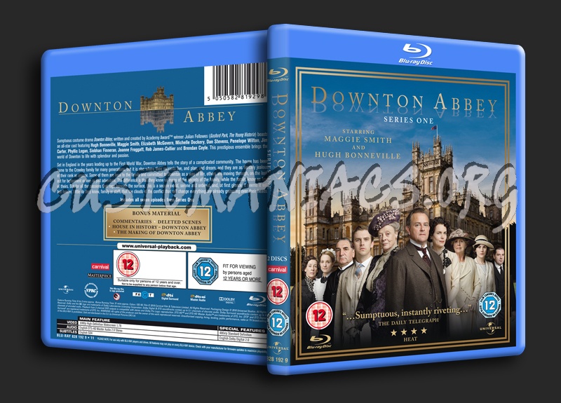 Downton Abbey Series 1 blu-ray cover