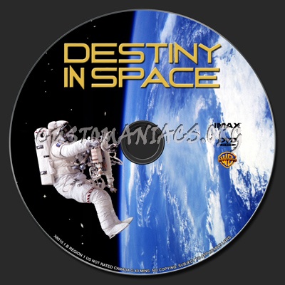 Destiny In Space dvd label