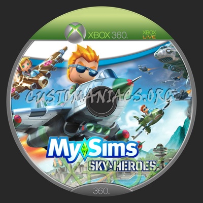 My Sims - Sky Heroes dvd label