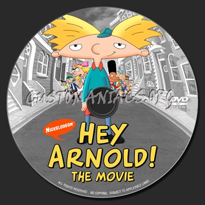 Hey Arnold! The Movie dvd label