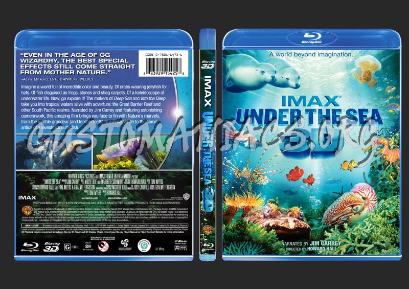 IMAX Under The Sea 3D blu-ray cover