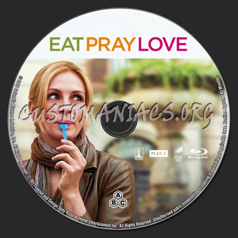 Eat Pray Love blu-ray label