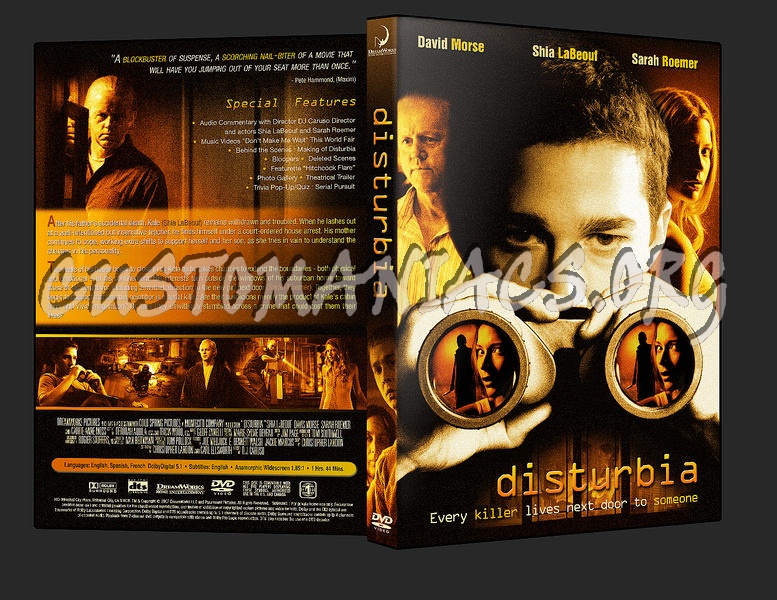 Disturbia dvd cover