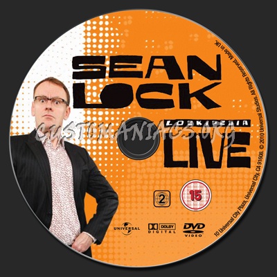 Sean Lock Live Lockipedia dvd label