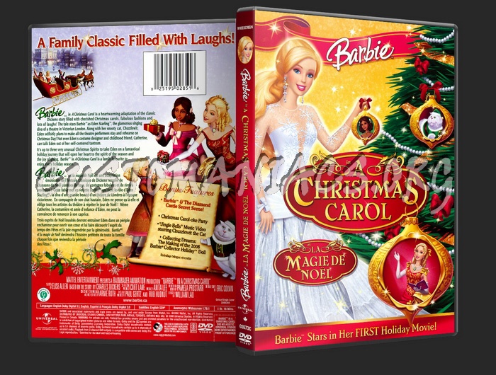 Barbie In A Christmas Carol dvd cover