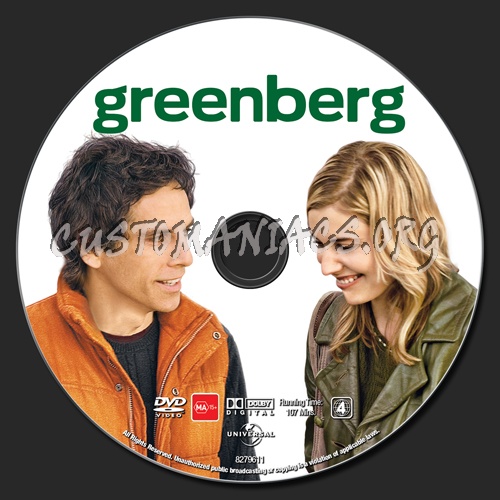 Greenberg dvd label