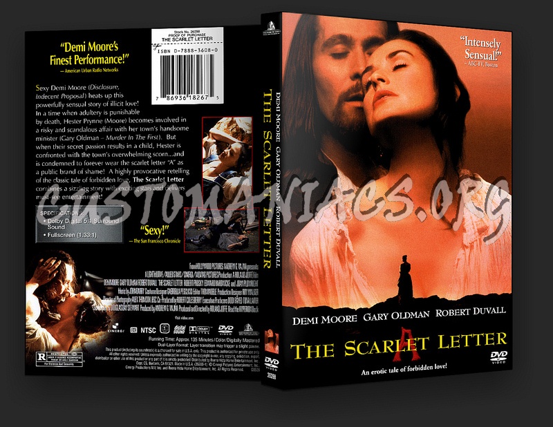 The Scarlet Letter dvd cover