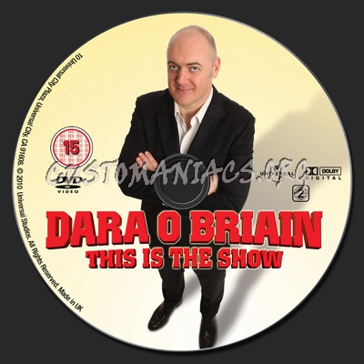 Dara O Briain  This Is the Show dvd label