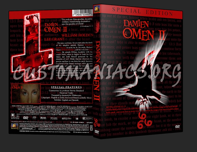 The Omen Trilogy dvd cover