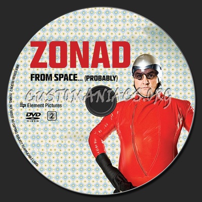 Zonad (2009) dvd label