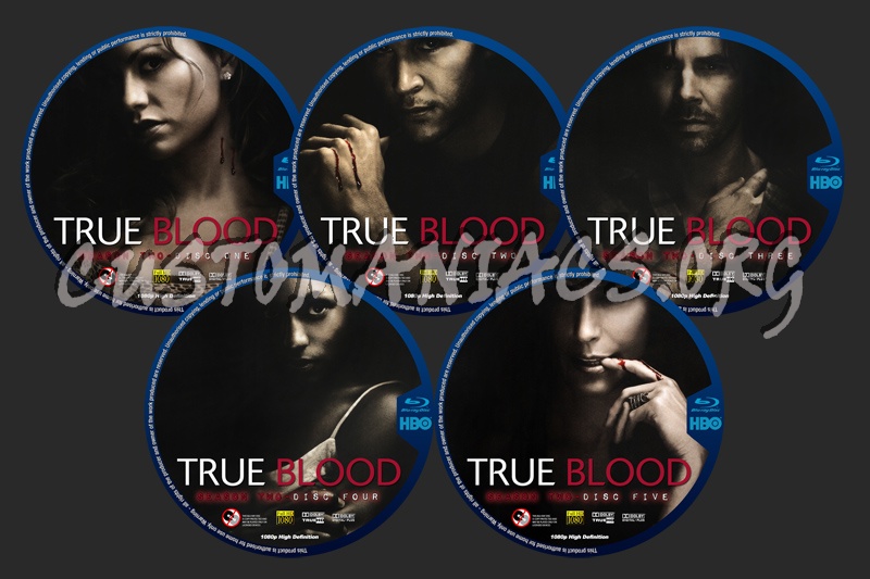 True Blood - Season 2 dvd label