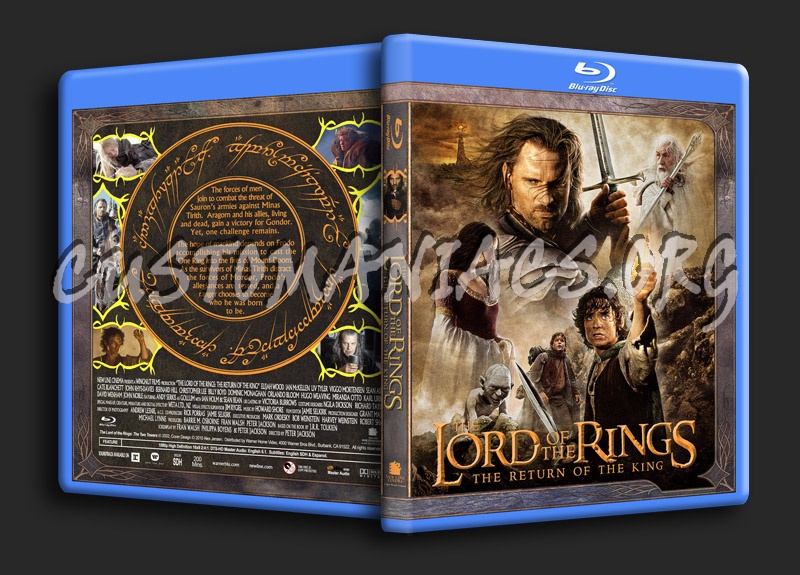 The Lord Of The Rings: The Return Of The King blu-ray cover