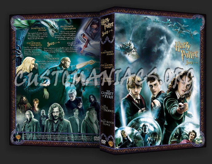 Harry Potter Years 1-6 Gift Set Collection dvd cover