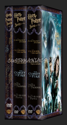 Harry Potter Years 1-6 Gift Set Collection dvd cover