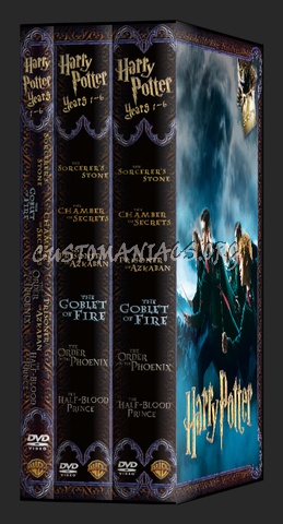 Harry Potter Years 1-6 Gift Set Collection dvd cover