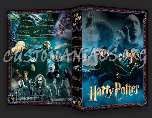 Harry Potter Years 1-6 Gift Set Collection dvd cover