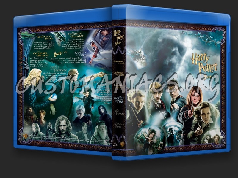 Harry Potter Years 1-6 Gift Set Collection blu-ray cover