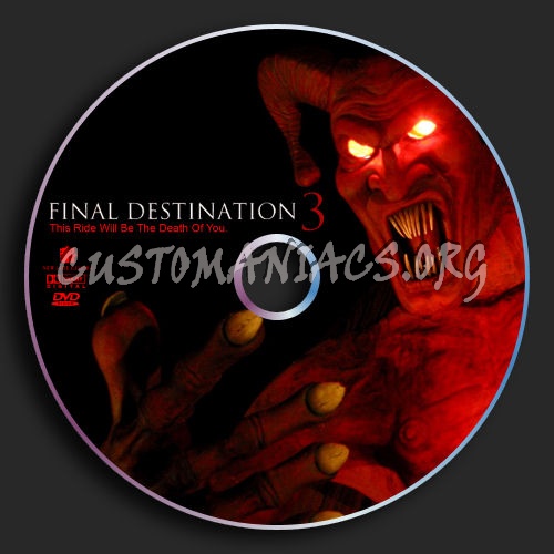 Final Destination 3 dvd label