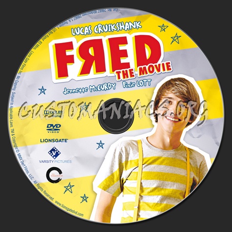 Fred The Movie dvd label