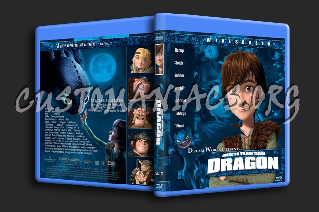 How to Train Your Dragon blu-ray cover