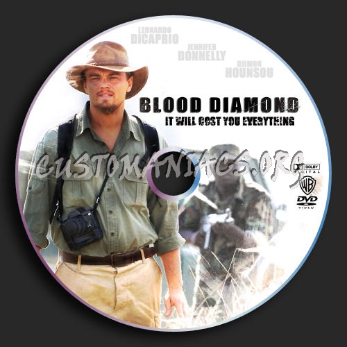 Blood Diamond dvd label