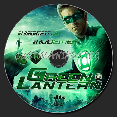 Green Lantern dvd label