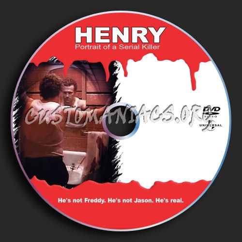 Henry Portrait Of A Serial Killer dvd label