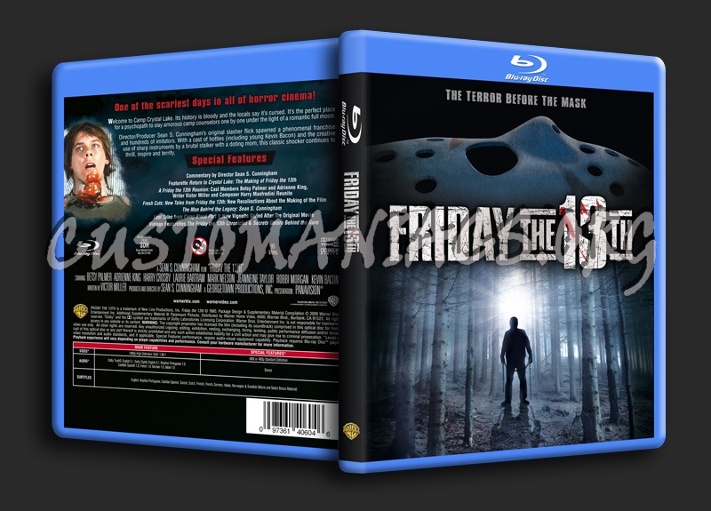 Friday The 13th blu-ray cover