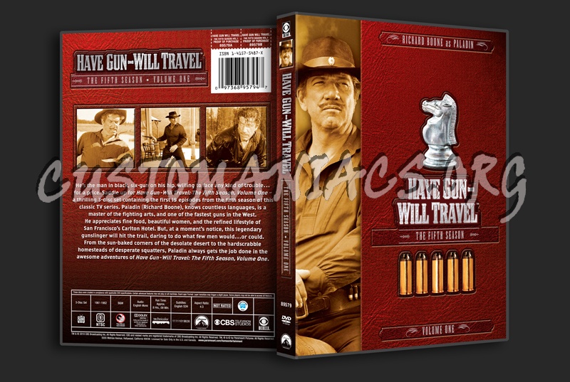 Have Gun-Will Travel Season 5 Volume 1 dvd cover
