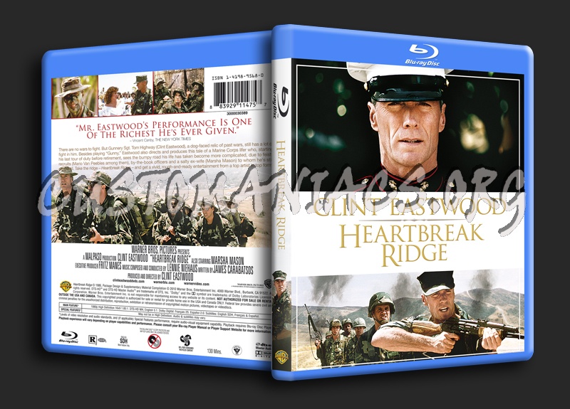 Heartbreak Ridge blu-ray cover