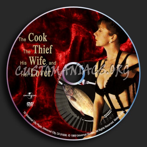 The Cook the Thief His Wife & Her Lover dvd label