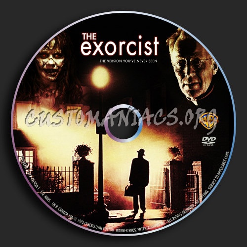 The Exorcist : TVYNS dvd label