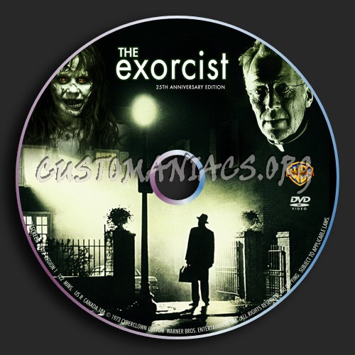The Exorcist : 25th Anniversary Edition dvd label