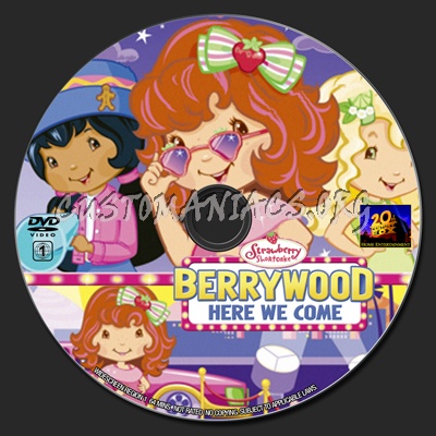 Strawberry Shortcake: Berrywood Here We Come dvd label