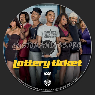 Lottery Ticket dvd label