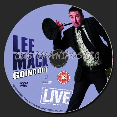 Lee Mack Going Out Live dvd label