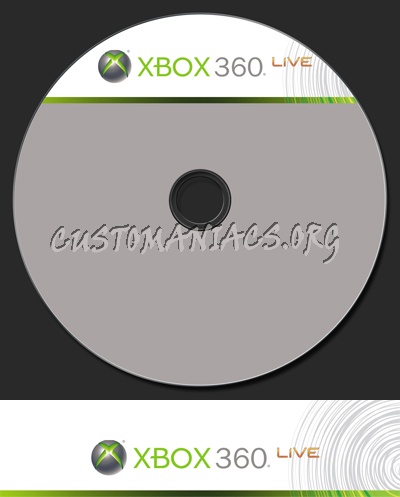 Xbox 360 Disc Header dvd label