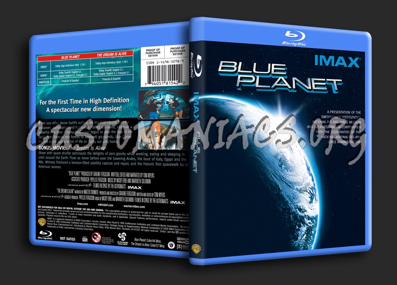 Imax: Blue Planet blu-ray cover