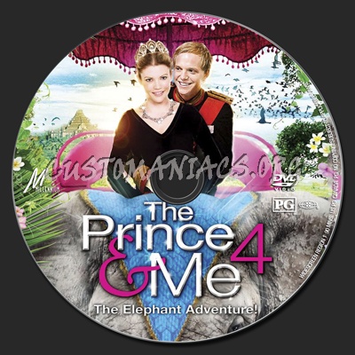 The Prince & Me 4: Royal Adventures in Paradise dvd label