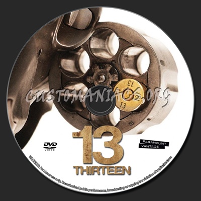 13 Thirteen dvd label
