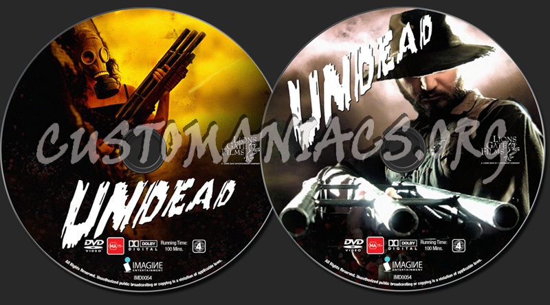 Undead dvd label