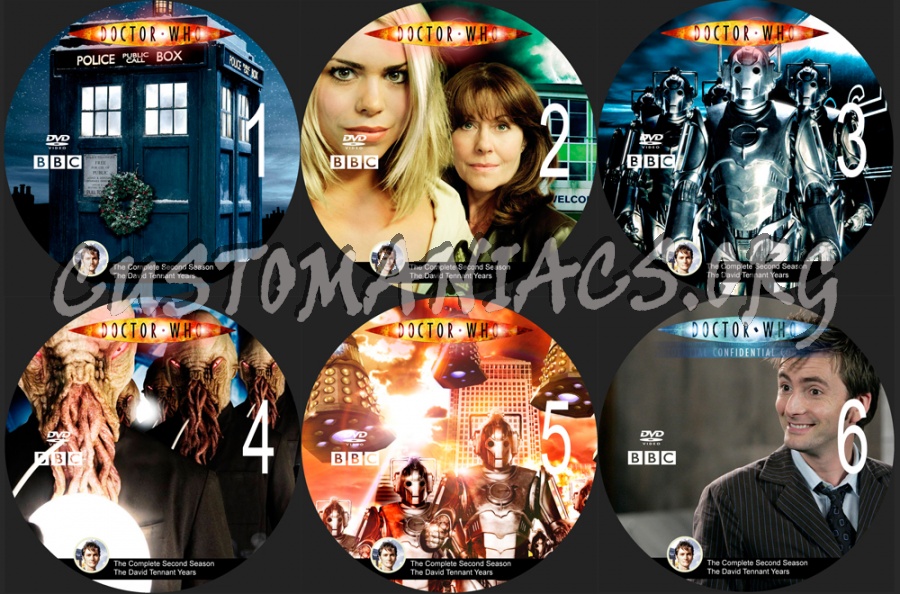 Doctor Who Season 2 dvd label