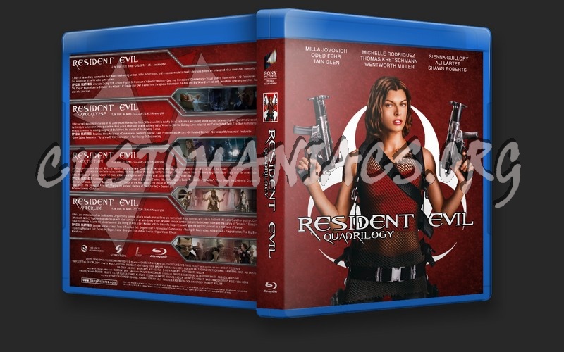 Resident Evil Quadrilogy blu-ray cover