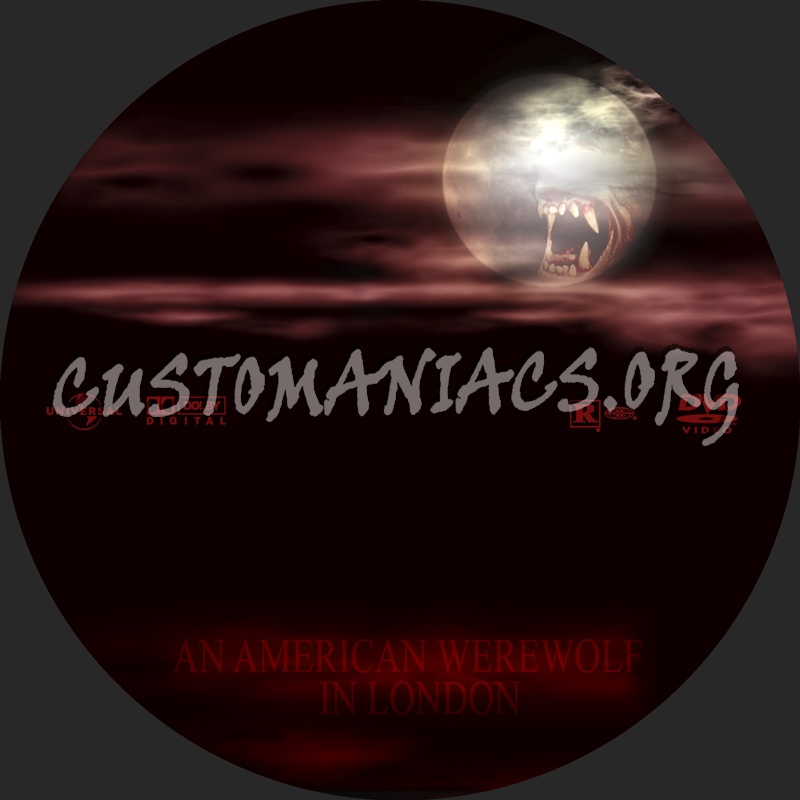 An American Werewolf in London dvd label