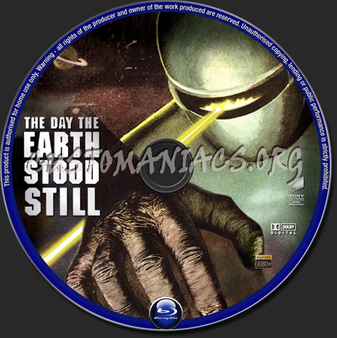 The Day The Earth Stood Still (1951) blu-ray label