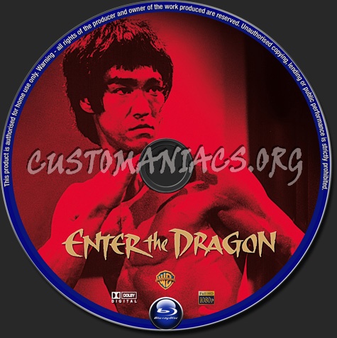 Enter The Dragon blu-ray label