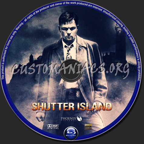 Shutter Island blu-ray label