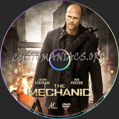 The Mechanic dvd label