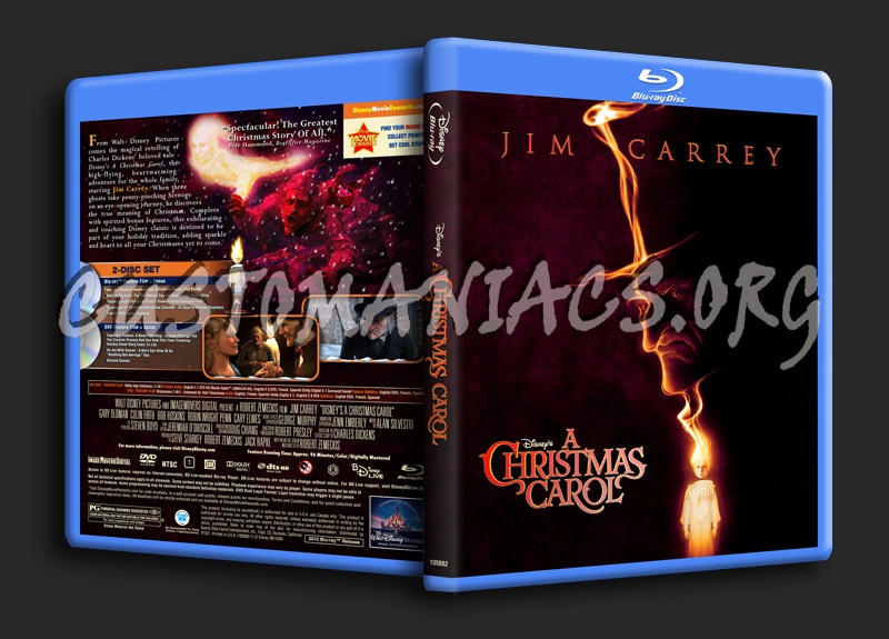 A Christmas Carol (2009) blu-ray cover