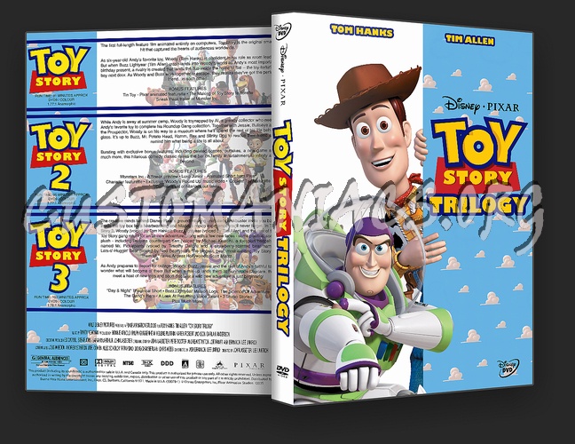 Toy Story Trilogy dvd cover